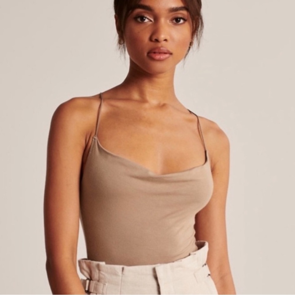 Abercrombie & Fitch Tan Bodysuit